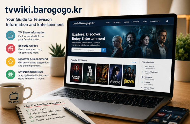 A Complete Guide to tvwiki.barogogo.kr and Online TV Information Platforms